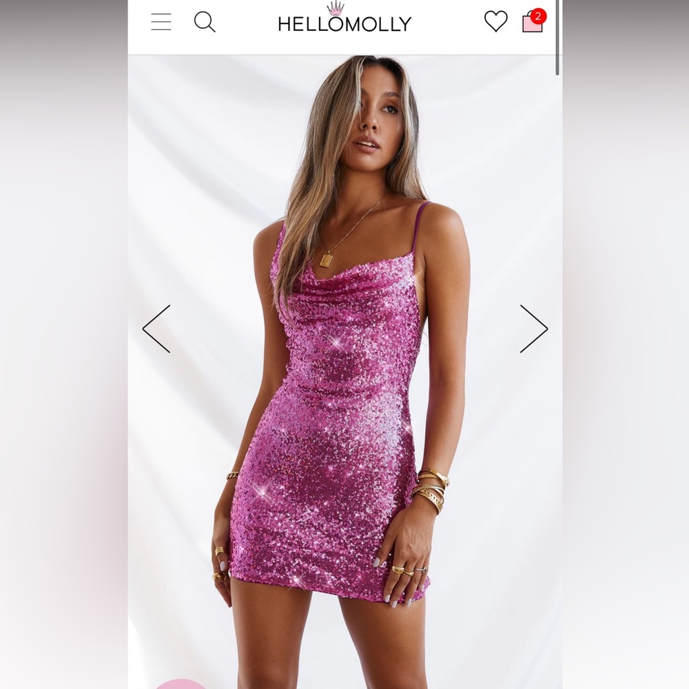 pink sparkly semi formal dress never worn new with tags.